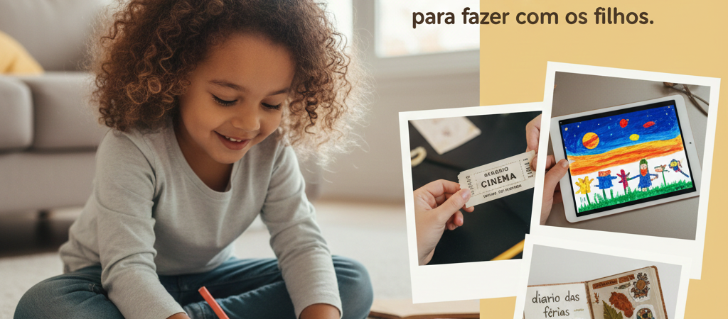 Férias Criativas: 5 Atividades que Unem Educação, Arte e Lazer para Fazer com os Filhos