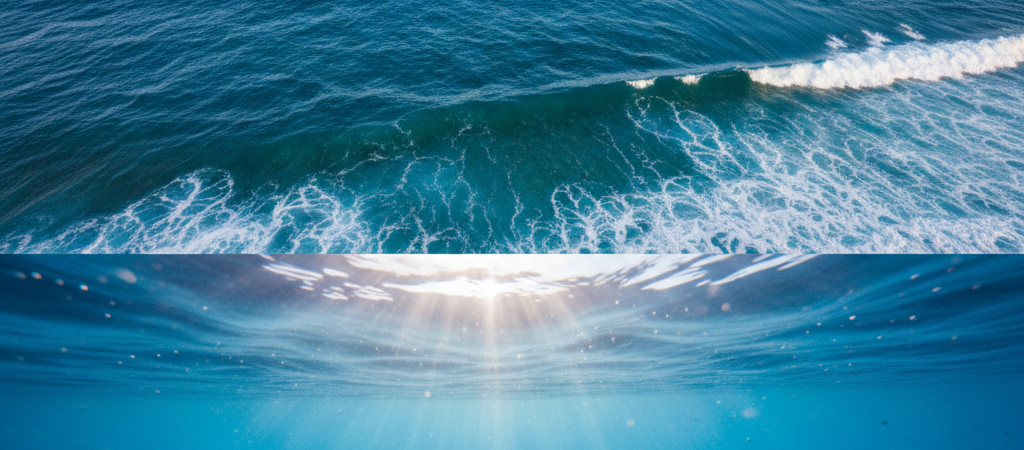 Por Que o Mar é Azul? A Resposta NÃO é apenas o reflexo do céu!