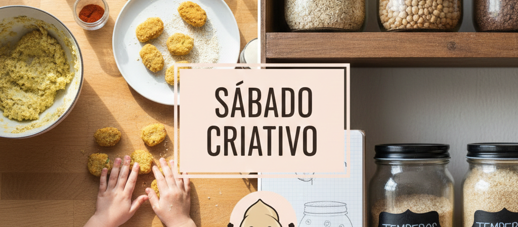 Sábado Criativo: Lanche Divertido, Saúde no Prato + DIY!
