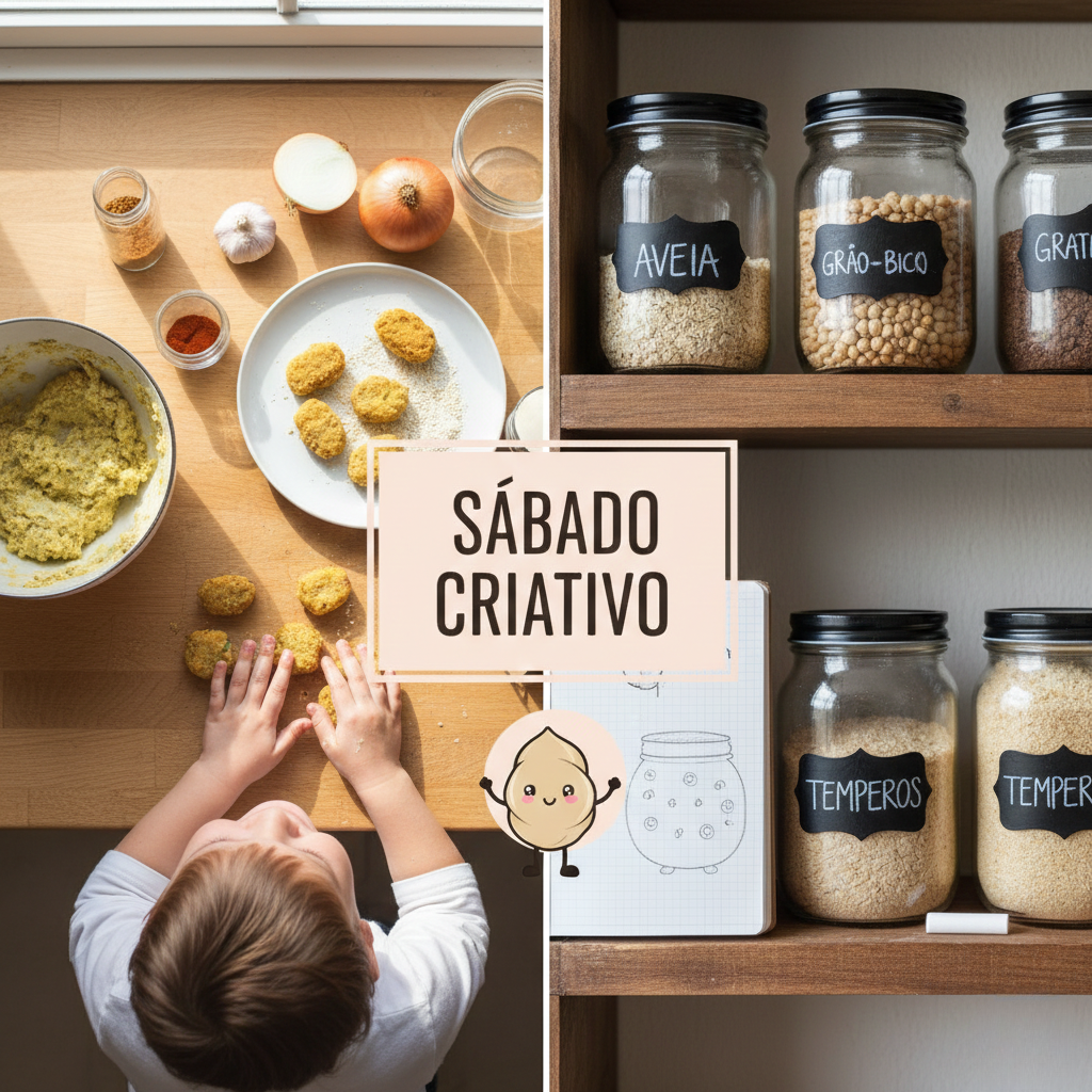 Sábado Criativo: Lanche Divertido, Saúde no Prato + DIY!