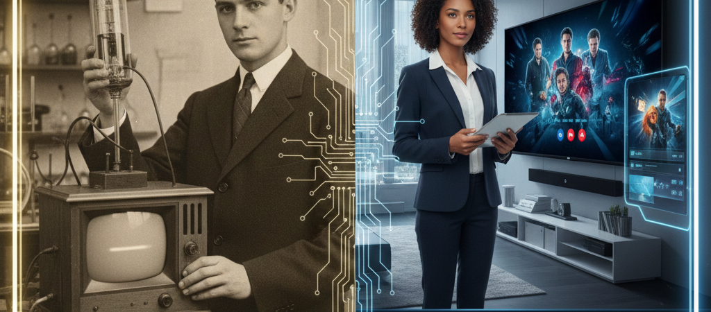 A Invenção da Televisão: Uma Revolução Coletiva que Mudou o Mundo