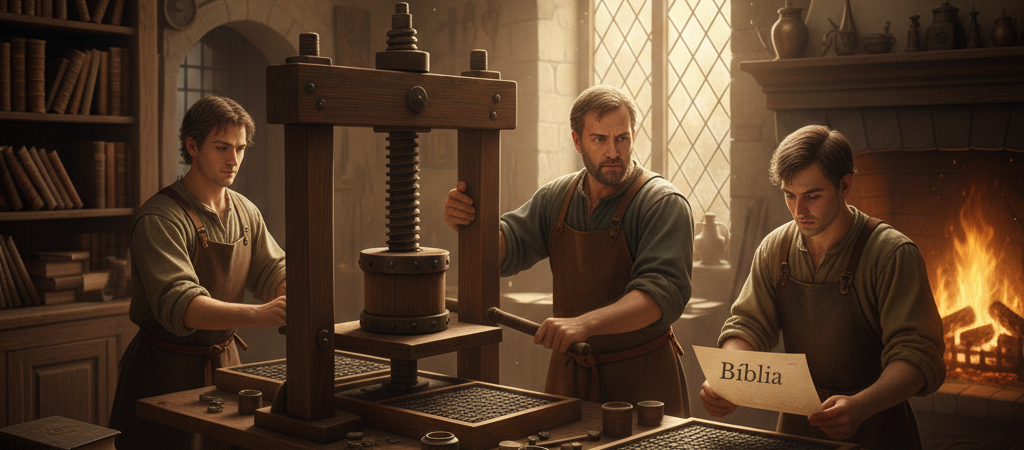 A Invenção da Imprensa por Gutenberg: Revolução no Conhecimento Humano