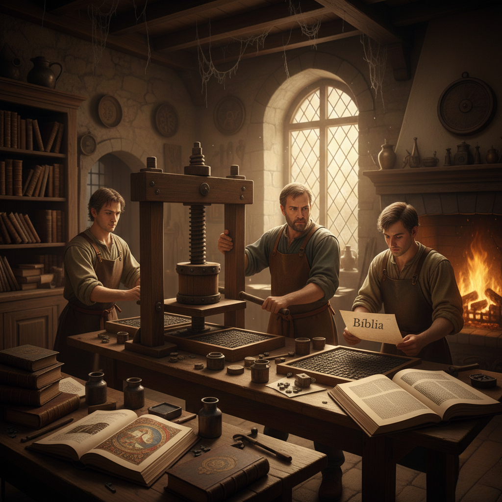 A Invenção da Imprensa por Gutenberg: Revolução no Conhecimento Humano