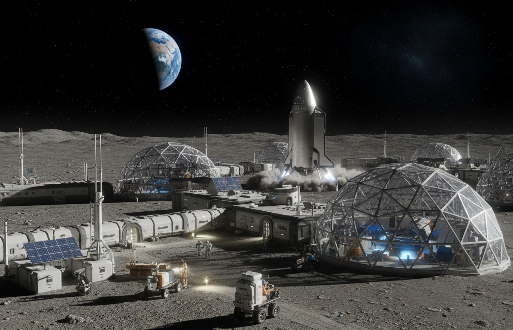 A Virada de Elon Musk: Por que a SpaceX trocou Marte pela Lua em 2026?