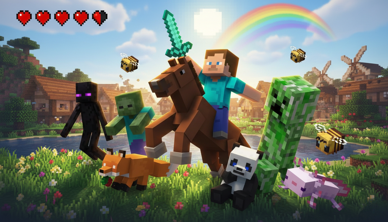 “O Guia Completo sobre Minecraft: Como o Jogo Ajuda no Desenvolvimento e Criatividade Infantil”