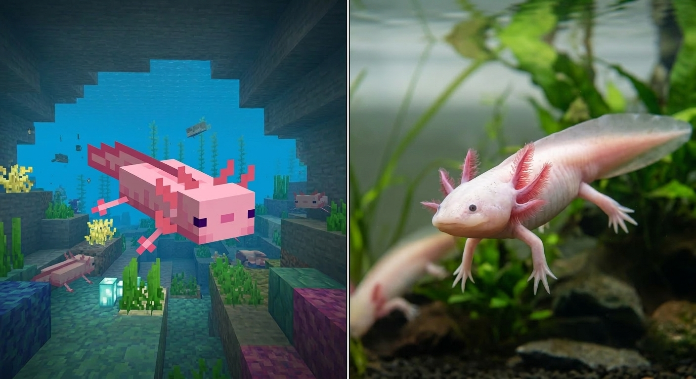 O Animal Mais Raro do Minecraft Existe e Ele Nunca Envelhece!