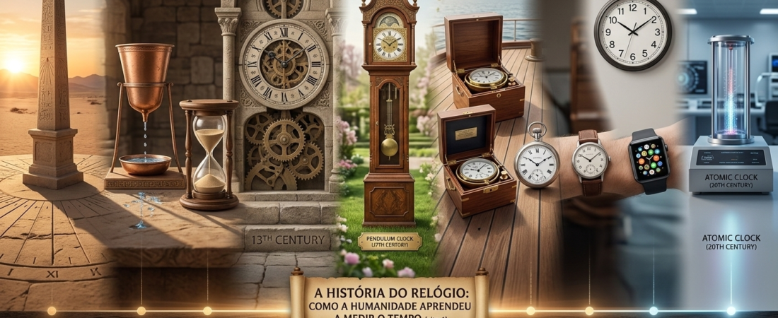 A História do Relógio: Como a Humanidade Aprendeu a Medir o Tempo